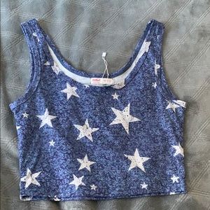 (5 for 10$) 
star crop top